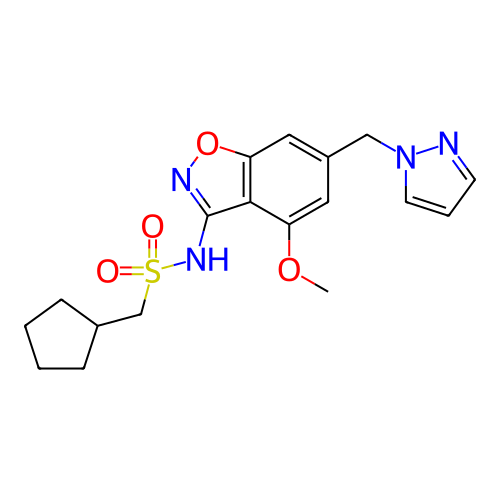 Chemical structure of BindingDB Monomer ID 791830