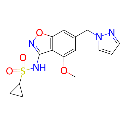 Chemical structure of BindingDB Monomer ID 791834