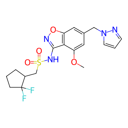 Chemical structure of BindingDB Monomer ID 791854